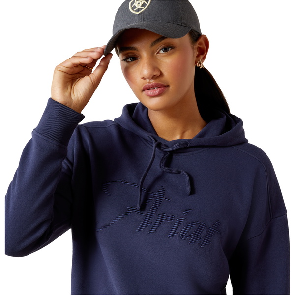 2025 Ariat Womens Just Hoodie 10055223 - Navy Eclipse